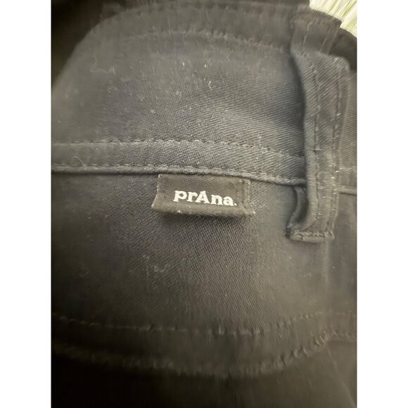 PrAna Halle Convertible Roll Up Pants Black Size 8/10 - Picture 6 of 12